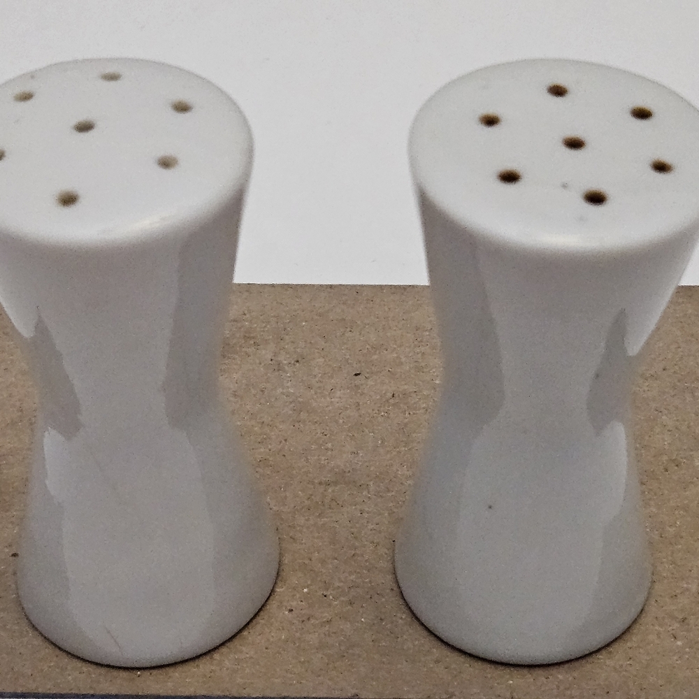 Vintage Hourglass Salt and Pepper Shakers